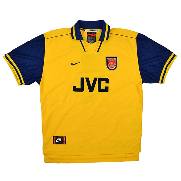 Tailandia Camiseta Arsenal Segunda equipo Retro 1996 1997 Amarillo